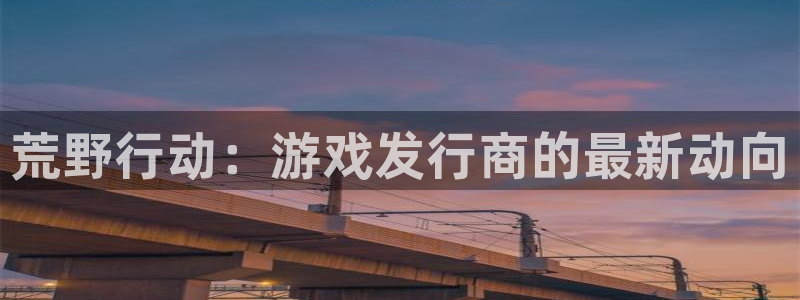 广东新宝GG：荒野行动：游戏发行商的最新动向