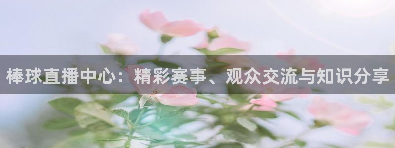 乐球体育直播：棒球直播中心：精彩赛事、观众交流与知识分享
