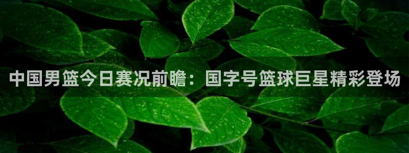 乐球直播间免费观看：中国男篮今日赛况前瞻：国字号篮球巨星精彩登场